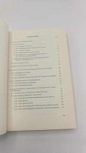 Wiebe, Dietrich: Stadtstruktur und kulturgeographischer Wandel in Kandahar und Südafghanistan.