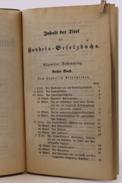 Schumacher, F. C.: Holländisches Handels-Gesetzbuch von 1838 nach der amtlichen Ausgabe übersetzt