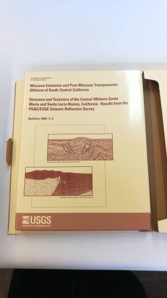 Sorlien, C., C. Nicolson, B. Luyendyk /Kate C. Miller, Anne S. Meltzer: Miocene Extension and Post-Miocene Transpression Offshore of South-Central California / Structure and Tectonics of the Central Offshore Santa Maria and Santa Lucia Basins, California: