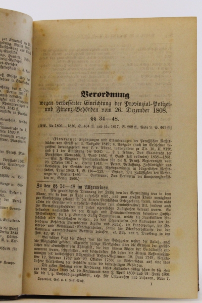 Oppenhoff, Th. F.: Die preußischen Gesetze über die Ressort-Verhältnisse zwischen den Gerichten und den Verwaltungs-Behörden.