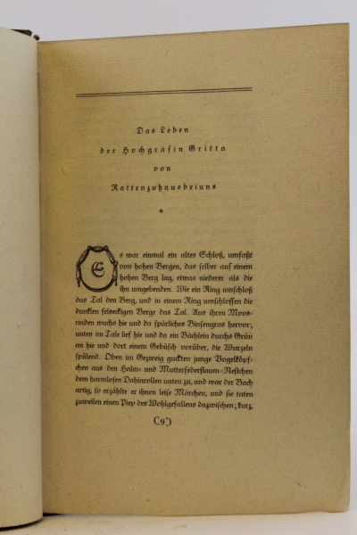 von Arnim, Bettina und Gisela: Das Leben der Hochgräfin Gritta von Rattenzuhausbeiuns.