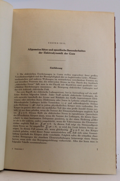 Granowski, W. L.: Der elektrische Strom im Gas Band 1: Allgemeine Probleme der Elektrodynamik der Gase