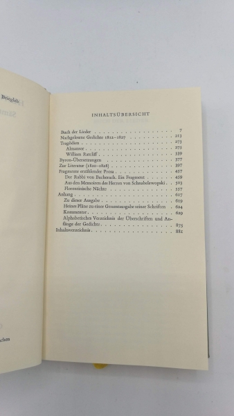 Briegleb, Klaus (Hrsg.): Heinrich Heine. Sämtliche Schriften Erster Band