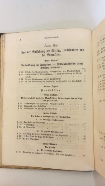 Mangoldt, H. von: Grundriß der Volkswirthschaftslehre Für das Selbststudium wie für den Unterricht an Lehranstalten