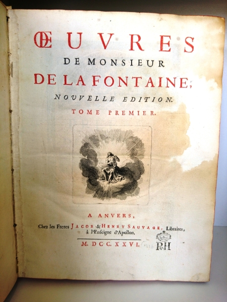 La Fontaine, Jean de: Oeuvres de Monsieur de La Fontaine Nouvelle Edition