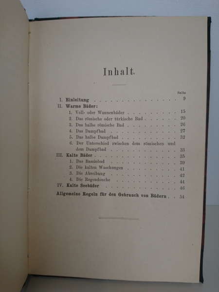 Holm, Dr. J. C.: Die Technik des Badens. Anleitung zum Gebrauch von Bädern.