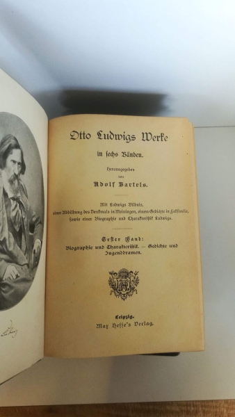 Bartels, Adolf (Hrsg.): Otto Ludwigs Werke in sechs Bänden.