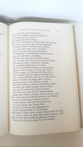 William Shakespear, Hans Matter (Hrsg.): Shakespeares Dramatische Werke Birkhäuser-Klassiker