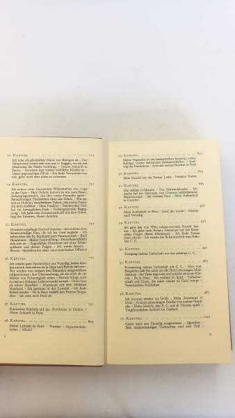 Giacomo Casanova: Memoiren. Vollständig übertragen von Heinrich Conrad 1.-3. Band Dünndruckausgabe. Einband von G. Lachenmaier. Reutlingen, Einbandgestaltung: Boris A. Pfützner