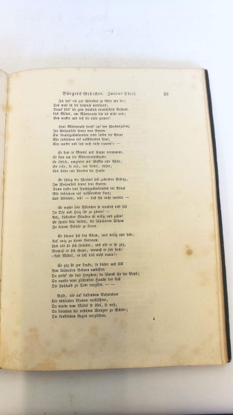 Gottfried, August Bürger, Ludwig H. C. Hölty: National-Bibliothek der Deutschen Classiker; Auswahl des Bessern aus ihren sämmtlichen Werken. Erster Band (in sechs Lieferungen mit fünf Portraits). Hier: die ersten drei Lieferungen mit dem Portrait Bürgers.