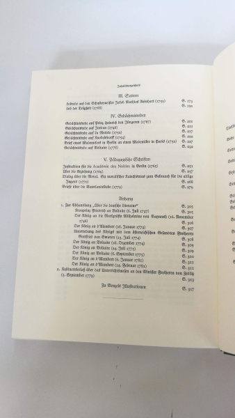 Friedrich Der Große, Gustav Berthold Holz (Hrsg.): Philosophische Schriften. Die Werke Friedrichs des Großen. achter Band