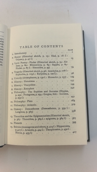 Livingstone, R. W.: The Pageant of Greece