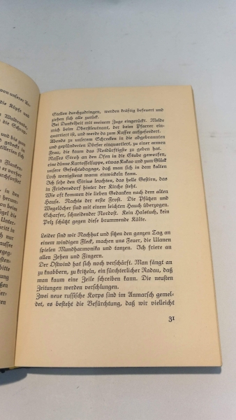 Koenigswald (Hrsg.), Harald von: Stirb und Werde. Aus Briefen und Kriegstagebuchblättern des Leutnants Bernhard von der Marwitz. 