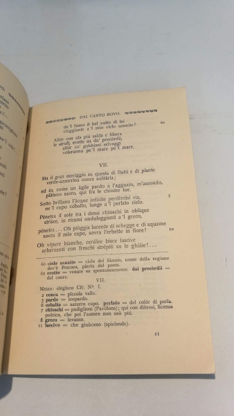 Antognoni, Oreste: Gabriele D`Annunzio - Auswahl aus seinen Jugendgedichten 