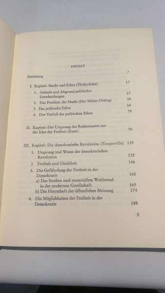 Volkmann-Schluck, Karl-Heinz: Politische Philosophie. Thukydides. Kant. Tocqueville. 