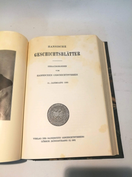 Verein für Hansische Geschichte (Hrsg.): Hansische Geschichtsblätter 54. + 55. Jahrgang (1929 +1930)