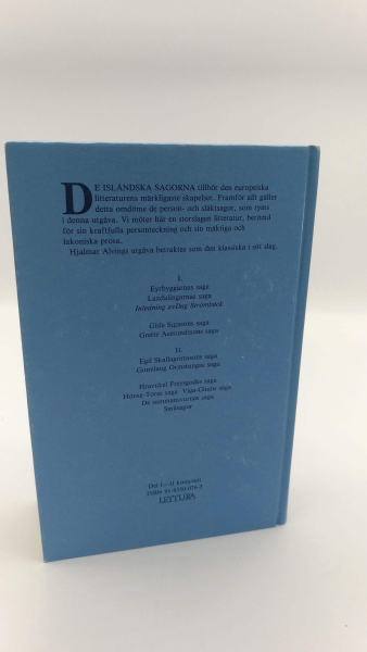 Alving, Hjalmar: Isländska Sagor Översatta och utgivna av Hjalmar Alving