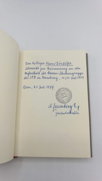 Leuenberger, Ernst: 100 Jahre Schweizerischer Typographenbund 1858 - 1958 Festschrift verfaßt von den Zentralsekretären