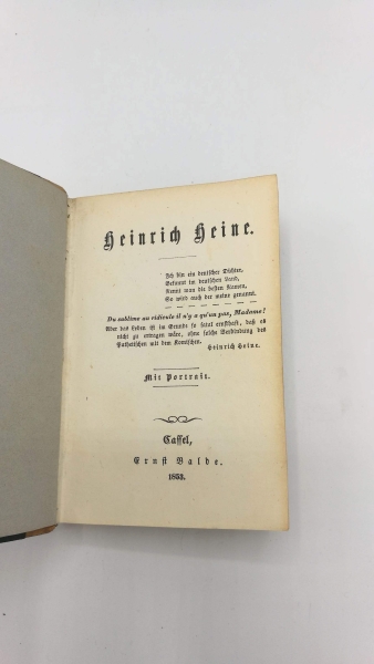 o. Angabe, : Heinrich Heine. Nicolaus Lenau 