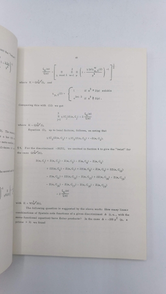 Dold / Eckmann / Nathanson, A. / B. / M. B.: Number Theory Day. Lecture Notes in Mathematics (626). Proceedings of the Conference Held at Rockefeller University, New York 1976