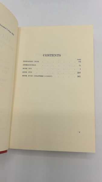 Augustinus: The Loeb Classical Library. Saint Augstine V. Books IV-VII. The City of God Against the Pagans in seven volumes. With an englisch translation by William M. Green