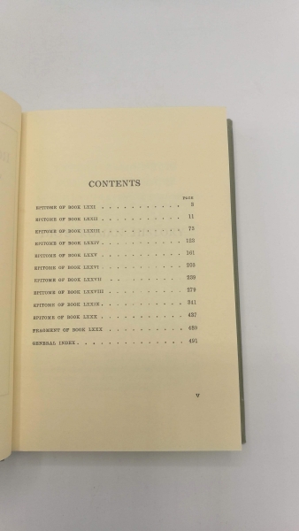 Chrysostomos, Dion: Dio's Roman History. In nine Volumes. Volume IX. Books LXXI-LXXX The Loeb Classical Library