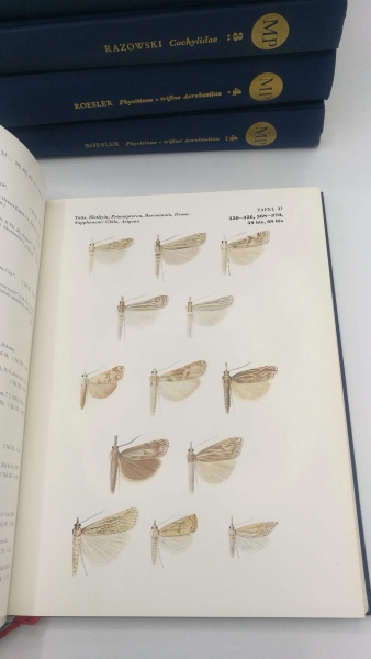 Amsel (Hrsg.), Dr. Hans Georg: Microlepidoptera palaearctica. Band 1 bis 4 in 8 Bänden (Text- und Tafelband).