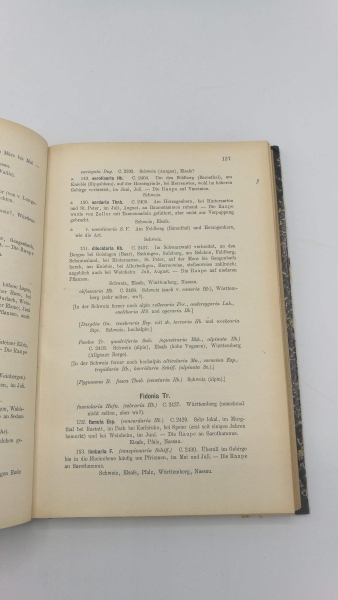 Reutti, Karl: Übersicht der Lepidopteren-Fauna des Grossherzogtums Baden gemeinschaftl. mit Adolf Meess hrsg. von Arnold Spuler