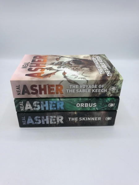 Asher, Neal: A Spatterjay Novel. 3 Bände (vollständig)