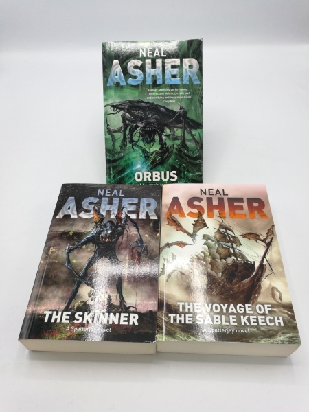 Asher, Neal: A Spatterjay Novel. 3 Bände (vollständig)