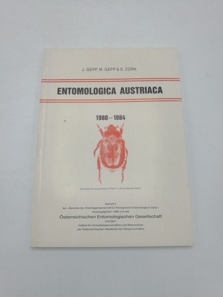 Gepp, J.: Entomologica Austriaca 1975-1989 (3 Bände)