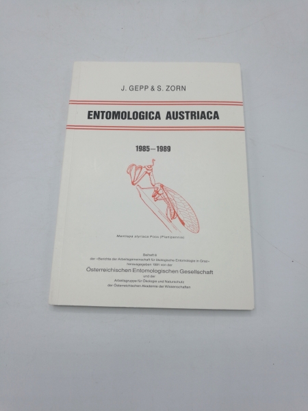 Gepp, J.: Entomologica Austriaca 1975-1989 (3 Bände)