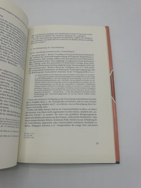 Clemens, Lieselotte: Die Auswanderung der pommerschen Altlutheraner in die USA. Ablauf und Motivation 1839-1843. 