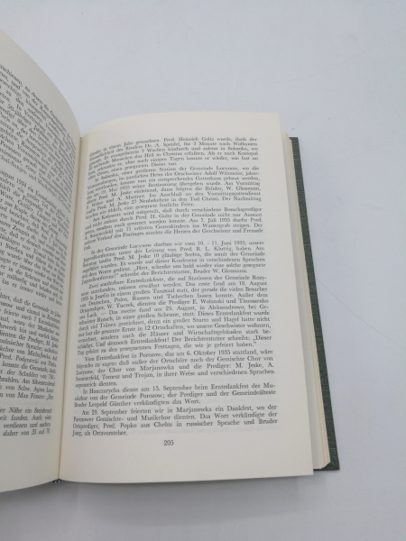 Robert L. Kluttig: Geschichte der deutschen Baptisten in Polen von 1858 - 1945 Mit eingeklebter Postkarte mit Widmung und Signatur des Verfassers