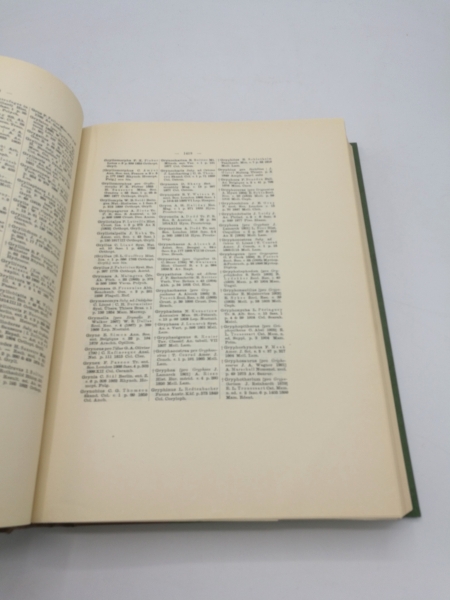 F.E. Schulze; W. Kükenthal et. al.: Nomenclator animalium generum et subgenerum. III. Band F-M Im Auftrage der Preussischen Akademie der Wissenschaften zu Berlin