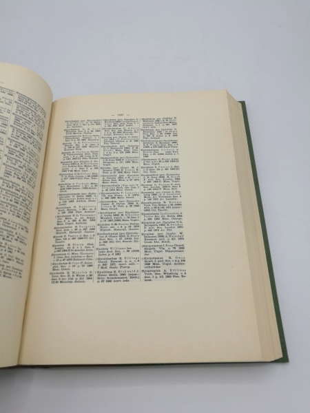 F.E. Schulze; W. Kükenthal et. al.: Nomenclator animalium generum et subgenerum. III. Band F-M Im Auftrage der Preussischen Akademie der Wissenschaften zu Berlin