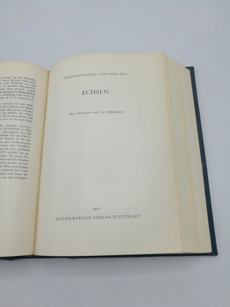 Klingelhöffer, Wilhelm: Terrarienkunde. 4 Teil in 1 Band (=vollständig)