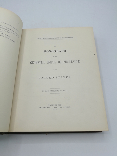 Packard, A. S.: A monograph of the geometrid moths or Phalaenidae of the United States. Department of the Interior. Report of the United States Geological Surney of the Terretories. Volume X.