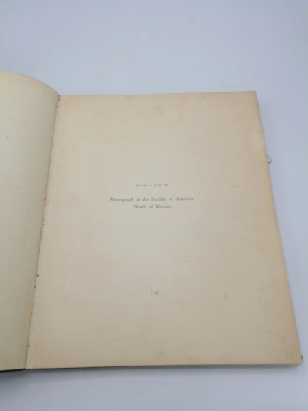 Beutenmüller, William: Vol. I, Part VI. Monograph of the Sesiidae of America, North of Mexico Memoirs of the American Museum of Natural History