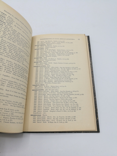 Edwards, Henry: Bibliographical catalogue of the described transformations of north amercian lepidoptera Bulletin of the United States National Museum No. 35