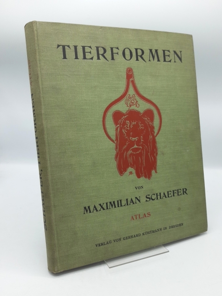 Schaefer, Maximilian: Tierformen - TEXTBAND und Atlas Vergleichende Studien über die Anatomie des Menschen und der Tiere für Künstler, Kunst-Handwerker sowie Dillettanten bearbeitet.