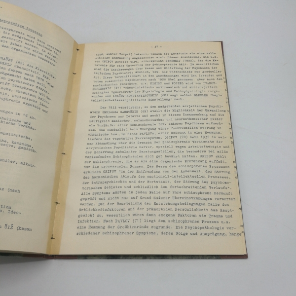 Brandt, Max (Hrsg.): Sobjetische Psychatrie. Medizinische Folge des Osteuropa-Instituts an der Freien Universität Berlin. Folge 5 Herausgegeben von Professor Dr. med. Max Brandt