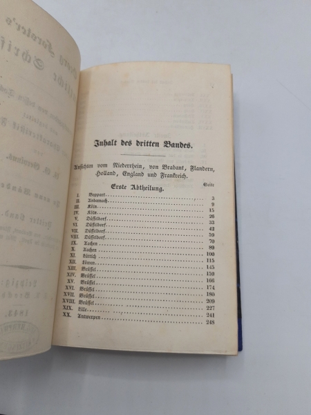 Forster, Georg: Georg Forster´s sämmtliche Schriften. Herausgegeben von dessen Tochter und begleitet mit einer Charakteristik Forster's von G.G. Gervinus. In neun Bänden.