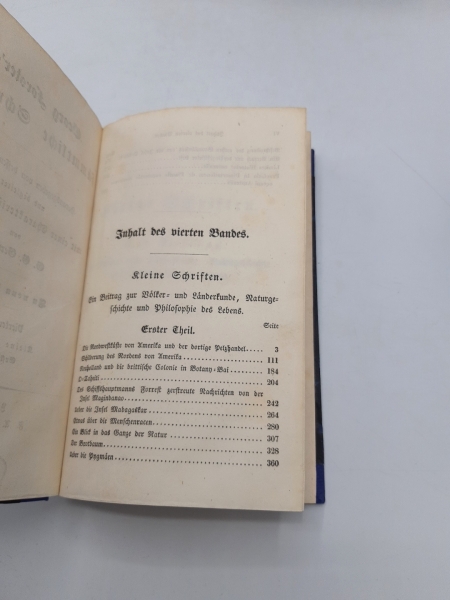 Forster, Georg: Georg Forster´s sämmtliche Schriften. Herausgegeben von dessen Tochter und begleitet mit einer Charakteristik Forster's von G.G. Gervinus. In neun Bänden.