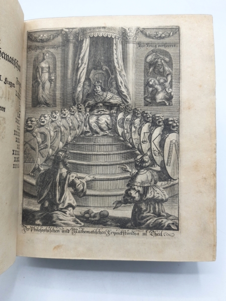 Harsdörffer, Georg Philipp (1607-1658): Delitiae philosophicae et mathematicae. Der philosophischen und mathematischen Erquickstunden dritter Theil. Bestehend in Fünffhundert nutzlichen und lusti||gen Kunstfragen, und deroselben gründlichen Erklärung: Mit