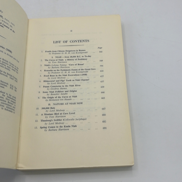 Harrisson, Tom: The Sarawak Museum Journal, December 1958, Volume VIII, No. 12 