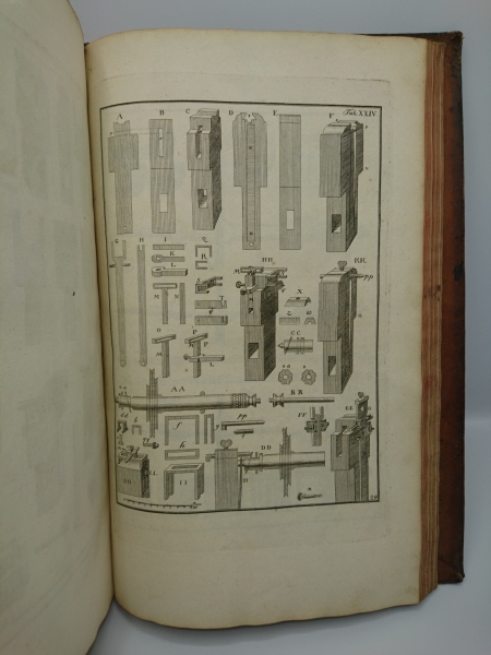 Plumier, Charles: L´Art de tourner, Ou De Faire En Perfection Toutes Sortes D'Ouvrages Au Tour SELTENE ERSTE DEUTSCHE AUSGABE. Die Kunst zu drechseln, oder alle Arten von Arbeit auf der Drehbank vollkommen zu verfertigen.