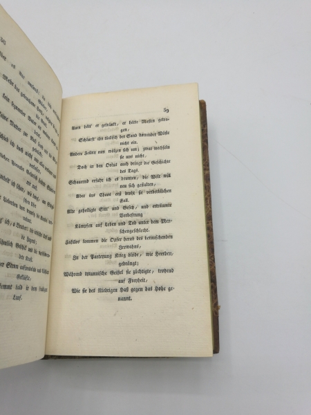 Schlegel, August Wilhlem: August Wilhlem Schlegels poetische Werke. Erster + Zweyter Theil. (=2 Bände)