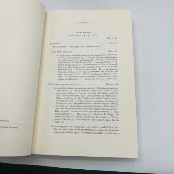 Burckhardt, Jacob: Griechische Kulturgeschichte. 4 Bände (=vollst.) Gesammelte Werke. Band V-VIII