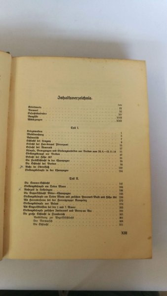 Meissner, Erich: Das Königlich Preussische Reserve-Infanterie-Rgt Nr 37 (im Verbande der 10. Res.-Div.) im Weltkrieg 1914/1918 Nach den amtlichen Kriegstagebüchern und nach Aufzeichngn von Mitkämpfer bearbeitet in 2 Teilen / Teill 1: 1914-1916. Verfasser: